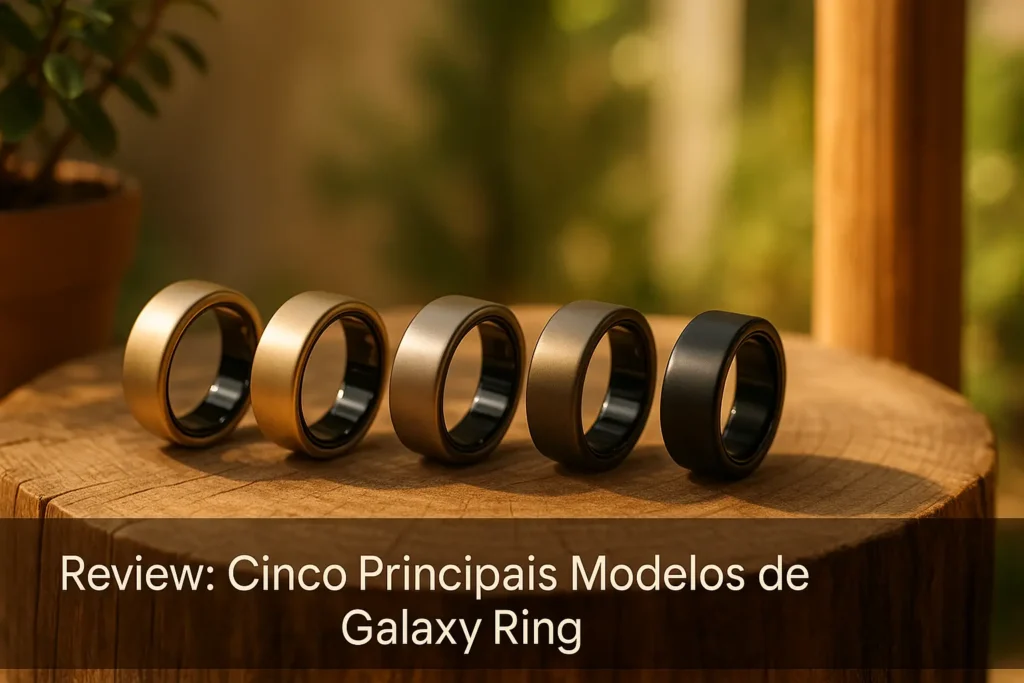 Cinco Principais Modelos de Galaxy ring anel