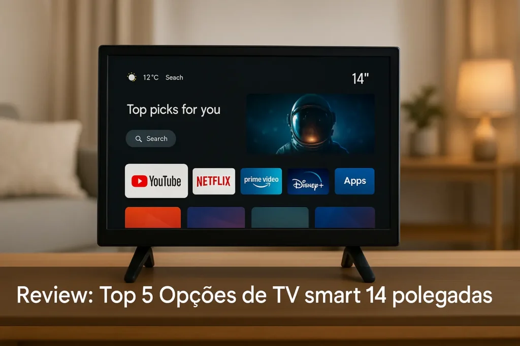 Top 5 Opções de TV smart 14 polegadas