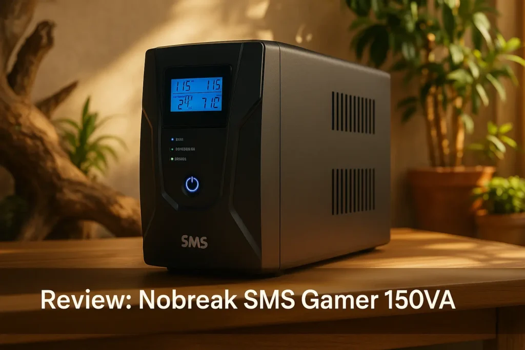 Nobreak SMS Gamer 1500VA: Potência, Estabilidade e Conectividade
