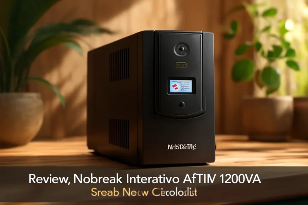 Nobreak Interativo ATTIV 1200VA Bivolt Preto Intelbras: Proteção e Autonomia para Seus Equipamentos