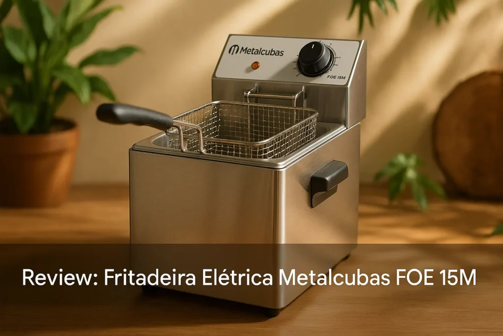Fritadeira Elétrica Metalcubas FOE 15M: Potência e Segurança na Cozinha Profissional
