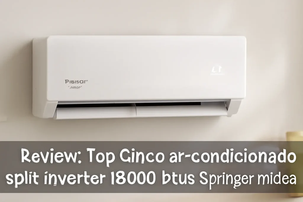 Top Cinco ar-condicionado split inverter 18000 btus Springer midea
