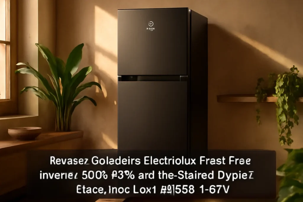 Geladeira Electrolux Frost Free Inverter 390L Efficient AutoSense Duplex Black Inox Look (IF43B) - 127V