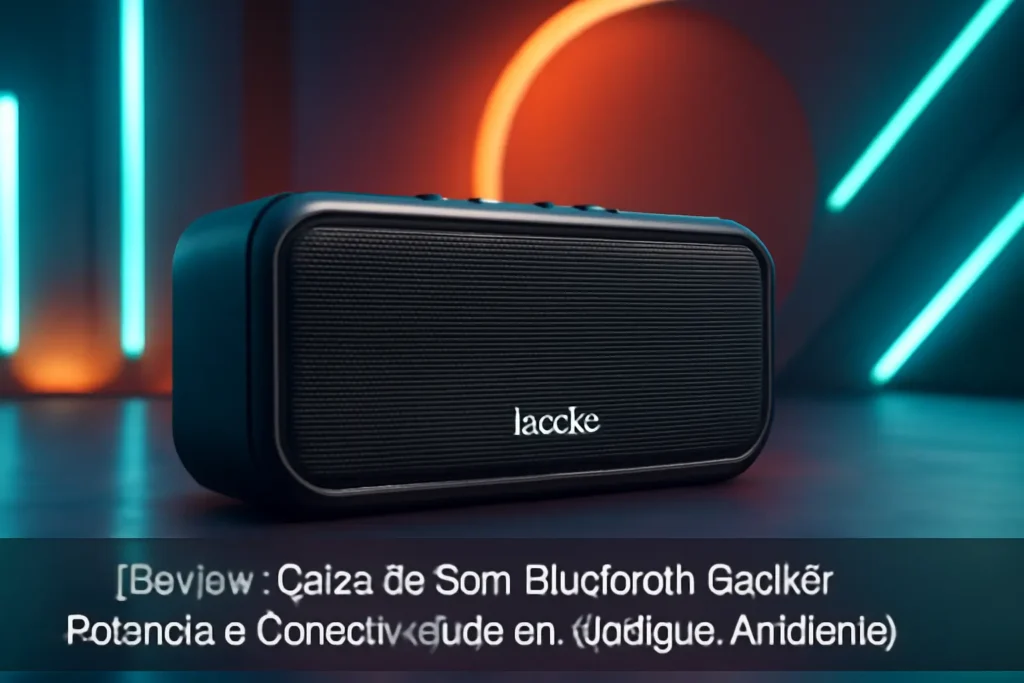 Caixa de Som Bluetooth Basike: Potência e Conectividade em Qualquer Ambiente