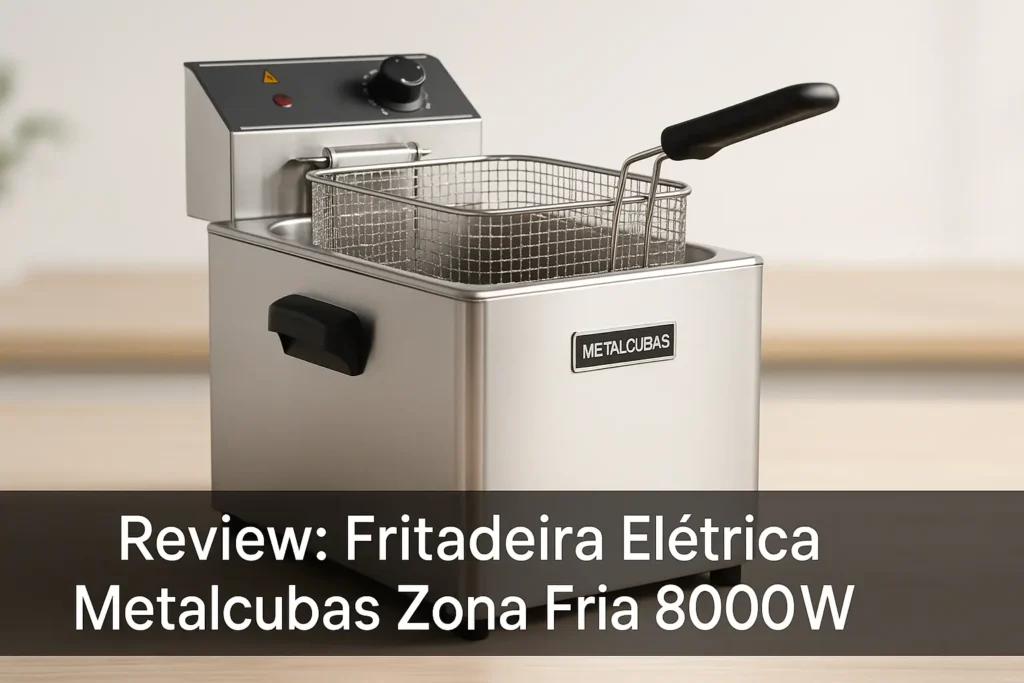Fritadeira Elétrica Metalcubas Zona Fria 8000W