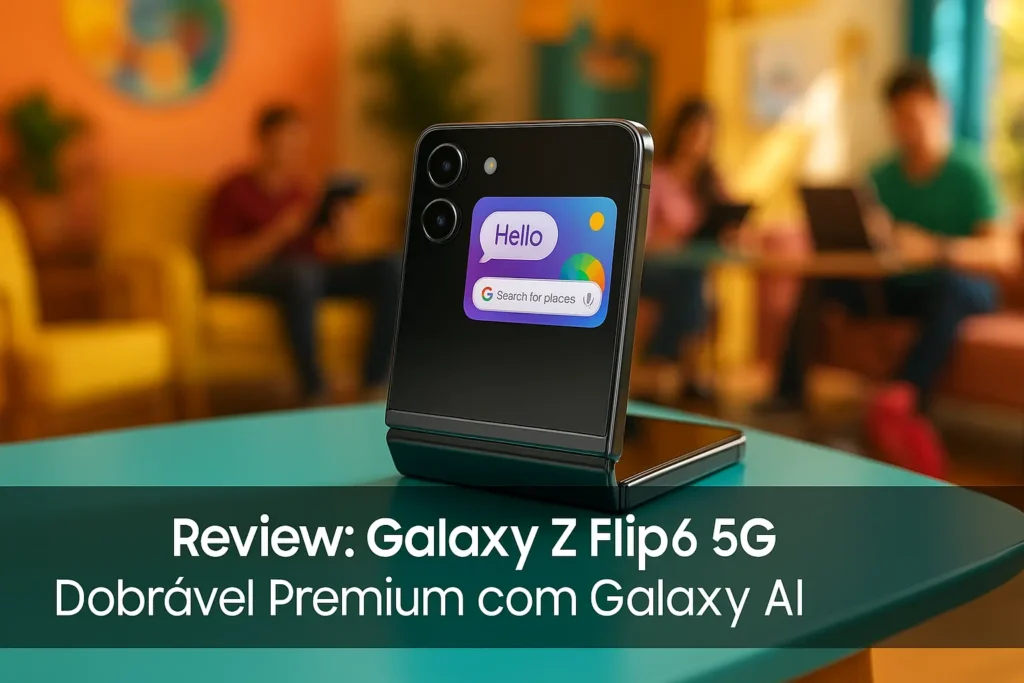 Galaxy Z Flip6 5G: Dobrável Premium com Galaxy AI