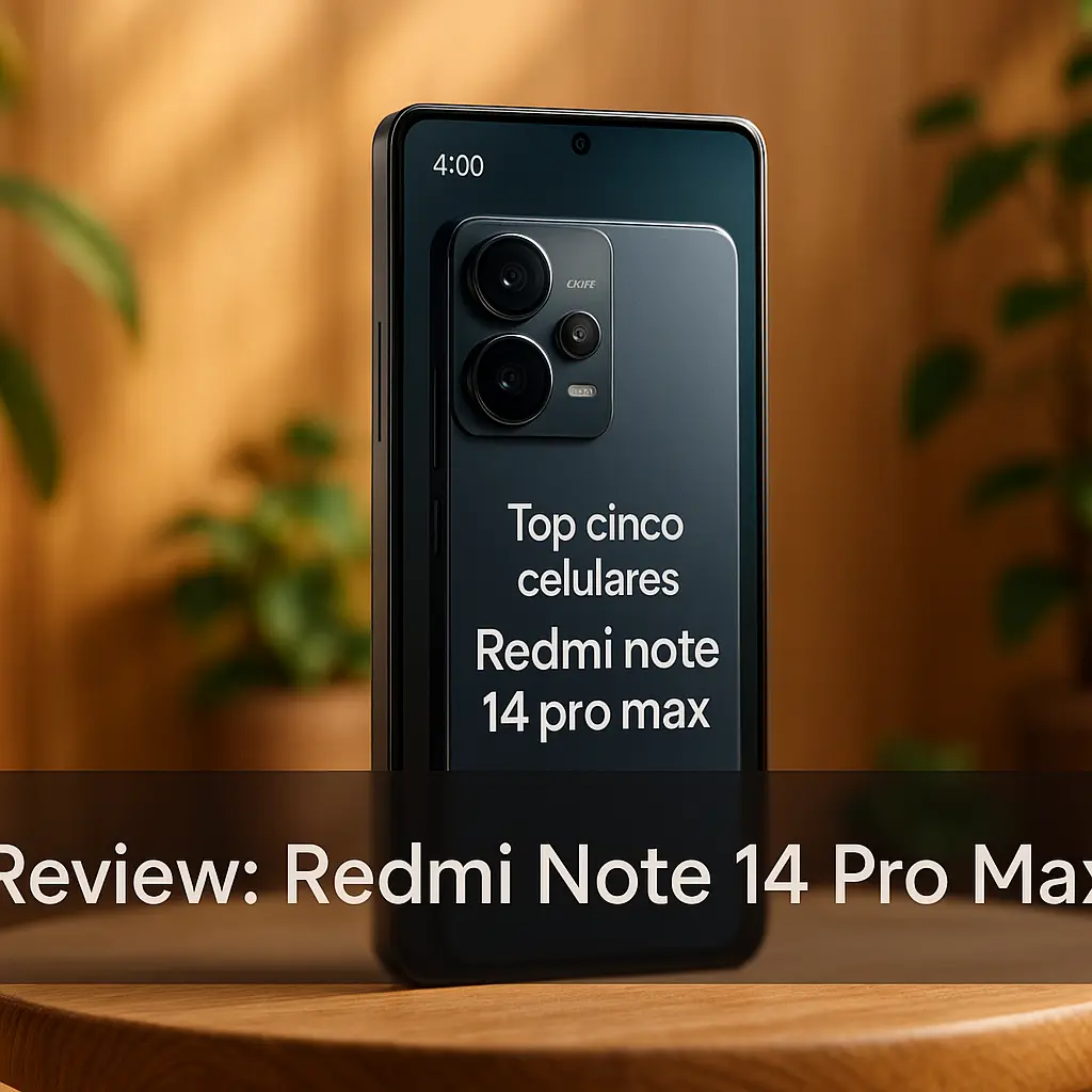 Top Cinco celular Redmi note 14 pro max