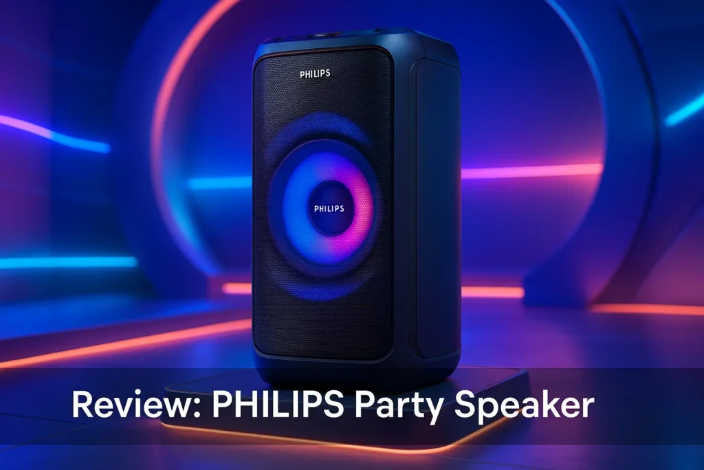 PHILIPS Party Speaker com luzes LED e 160W