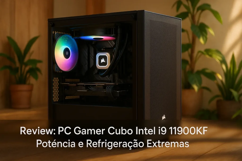 PC Gamer Cubo Intel i9 11900KF: Potência e Refrigeração Extremas