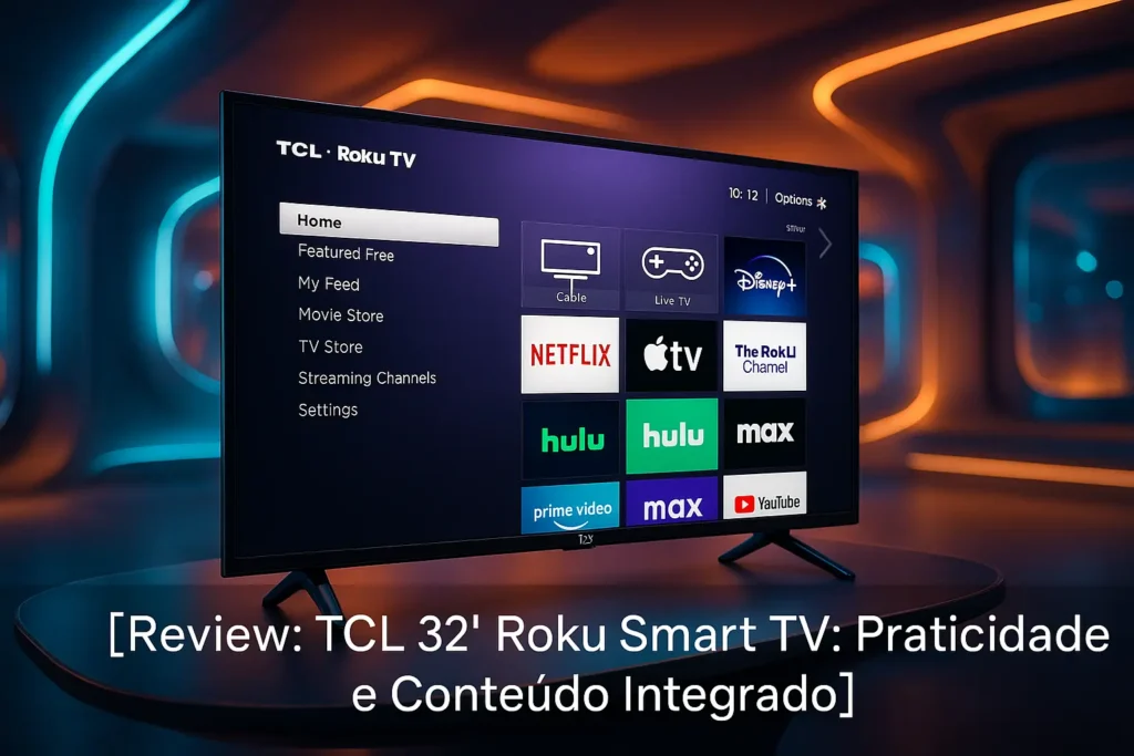 TCL 32" Roku Smart TV: Praticidade e Conteúdo Integrado