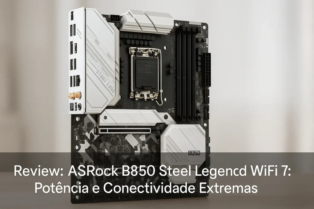 ASRock B850 Steel Legend WiFi 7: Potência e Conectividade Extremas