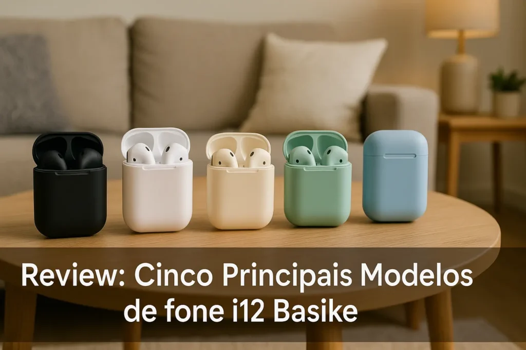 Cinco Principais Modelos de fone i12 Basike