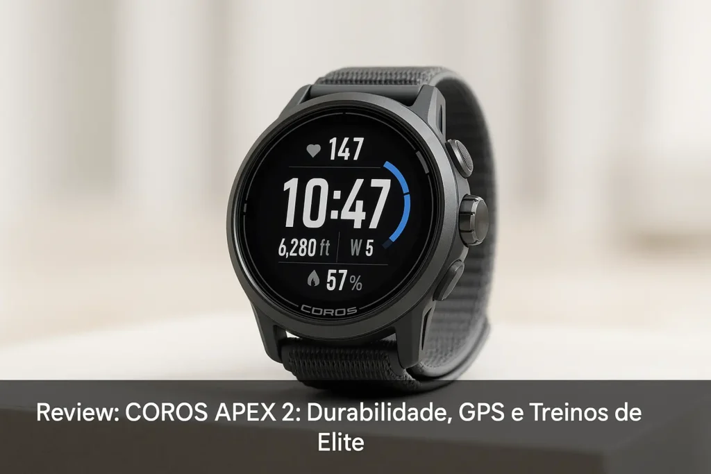 COROS APEX 2: Durabilidade, GPS e Treinos de Elite