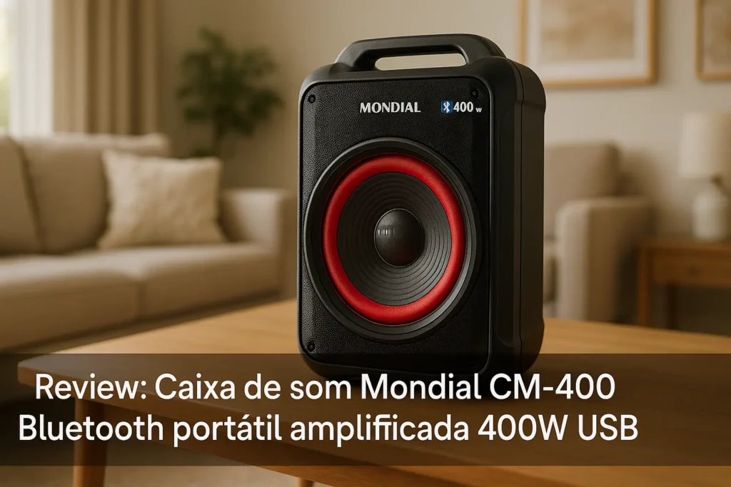 Os 5 Principais Modelos de Caixa de som Mondial cm-400 bluetooth portátil amplificada 400w usb