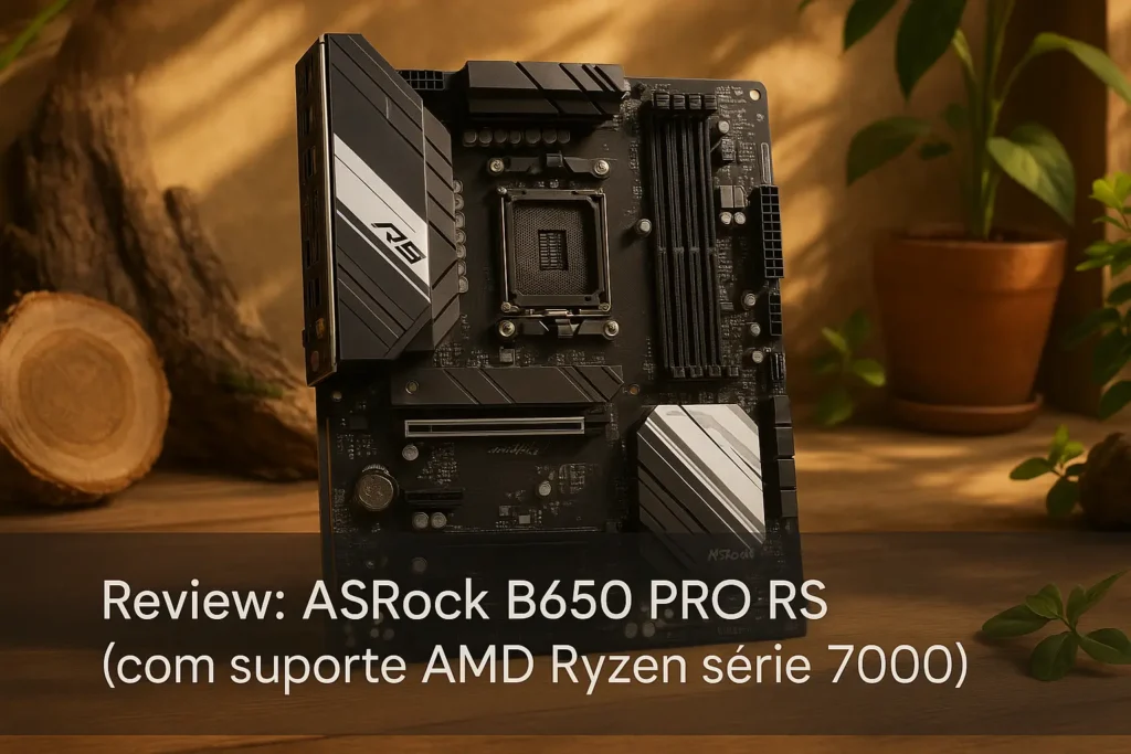 ASRock B650 PRO RS com suporte AMD Ryzen série 7000