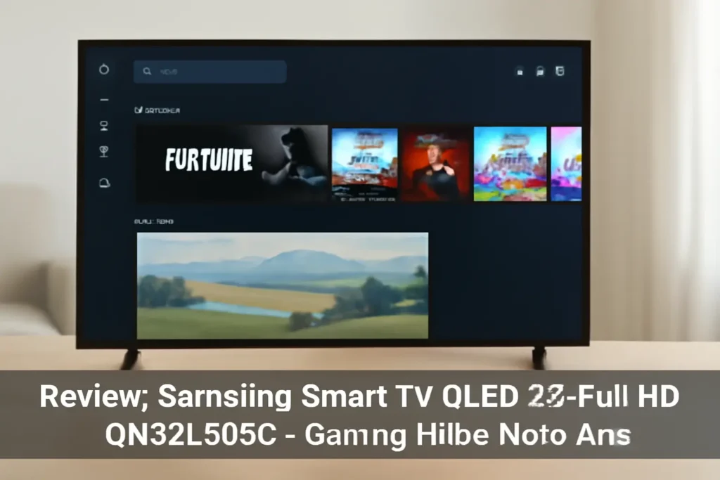 Samsung Smart TV QLED 32" Full HD QN32LS03C - Gaming Hub e Modo Arte