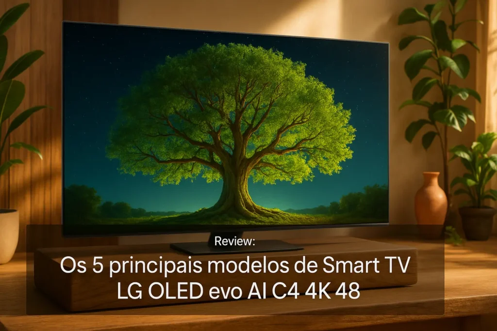 Os 5 Principais Modelos de Smart TV LG OLED EVO AI C4 4K 48
