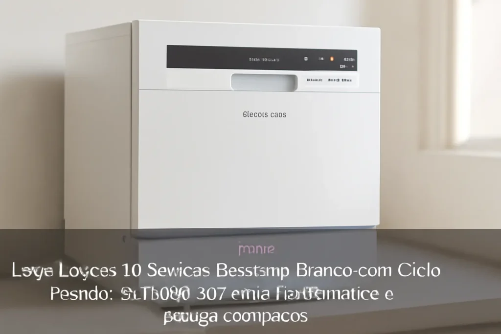 Lava-Louças 10 Serviços Brastemp Branco com Ciclo Pesado - BLF10BB 110V: Alta Performance e Design Compacto