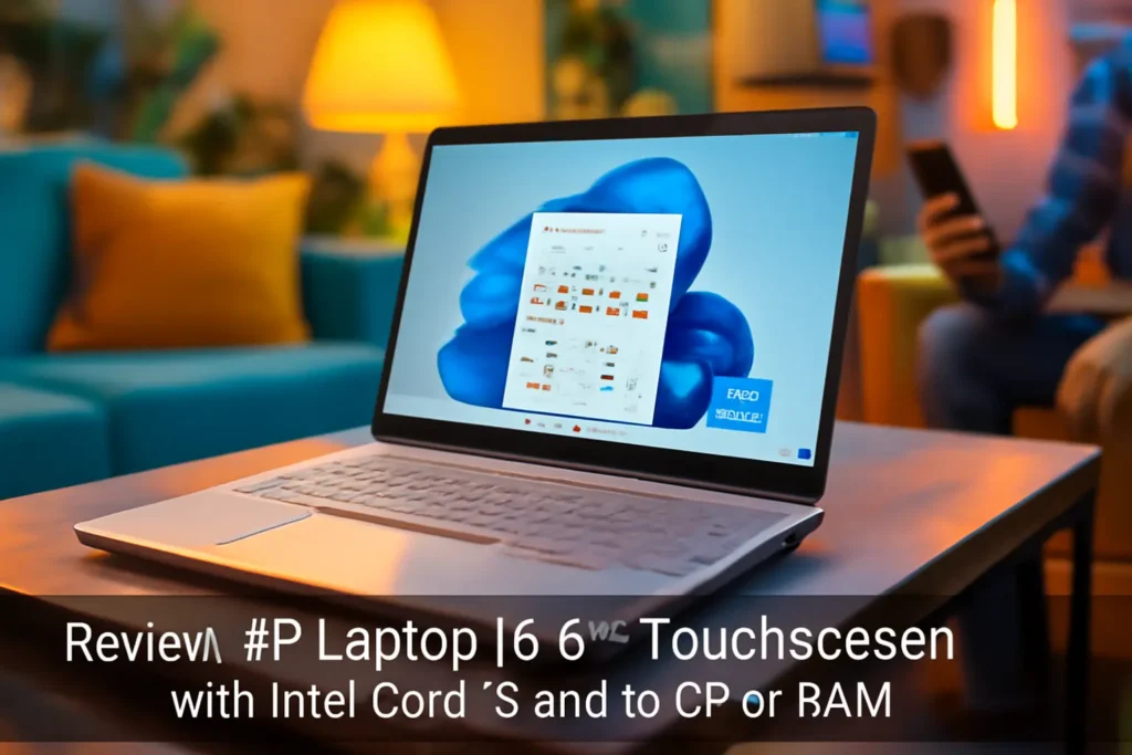 HP Laptop 15,6" Touchscreen com Intel Core i5 e 16GB de RAM