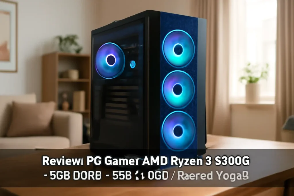 PC Gamer AMD Ryzen 3 5300G - 8GB DDR4 - SSD 240GB - Radeon Vega 8