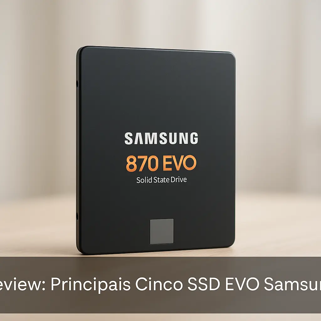Principais Cinco SSD EVO Samsung