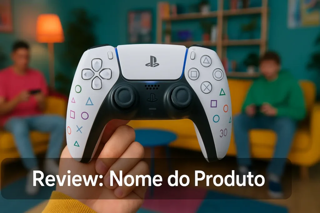 Principais Cinco controle PS5 edição 30 anos