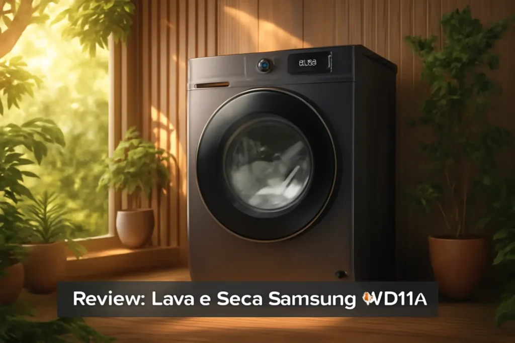 Lava e Seca Samsung WD11A: Ecobubble e Desempenho Imbatível