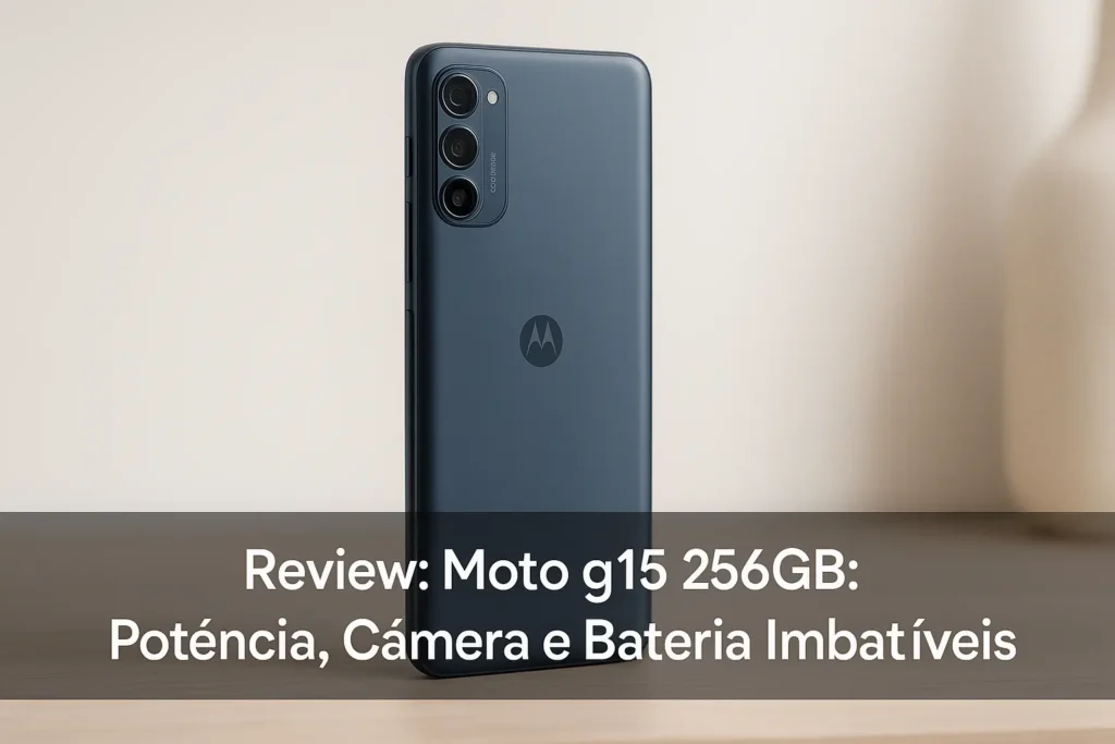 Moto g15 256GB: Potência, Câmera e Bateria Imbatíveis
