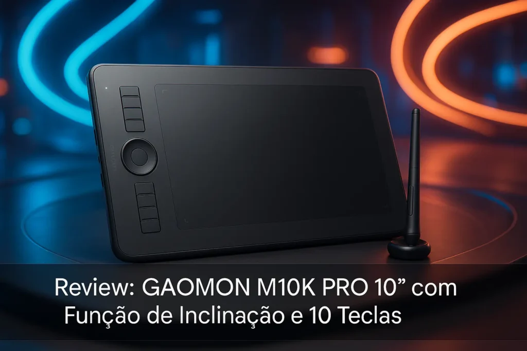 GAOMON M10K PRO 10" com Função de Inclinação e 10 Teclas