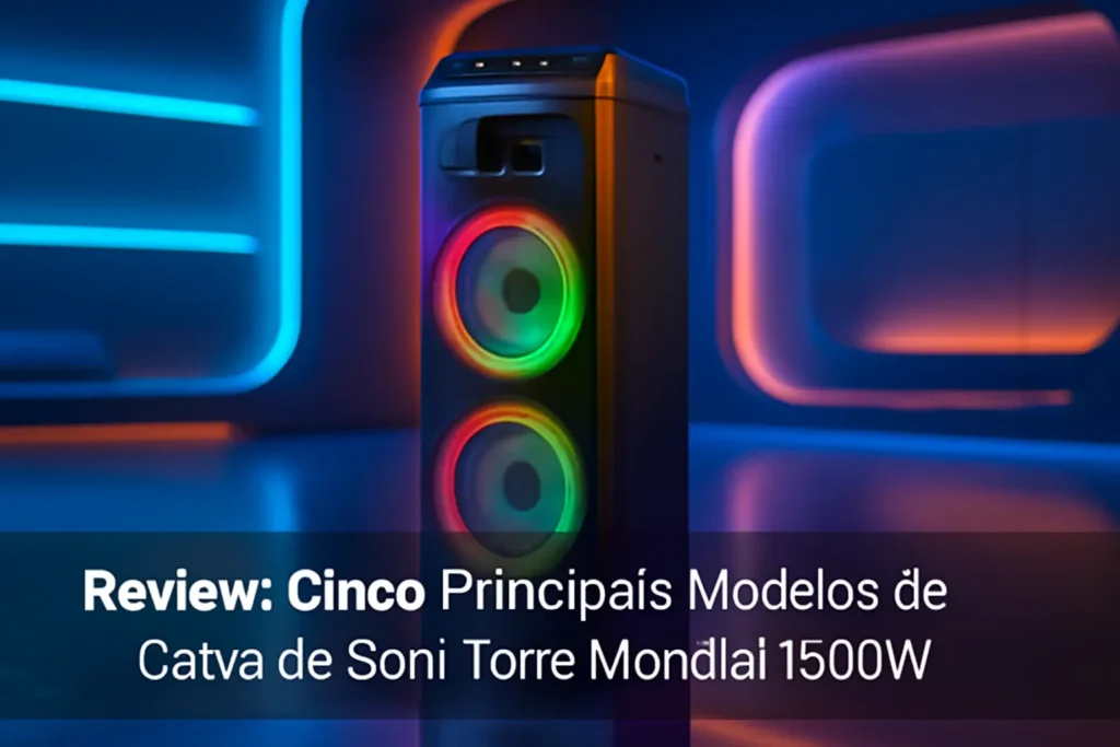 Cinco Principais Modelos de Caixa de som torre Mondial 1500w