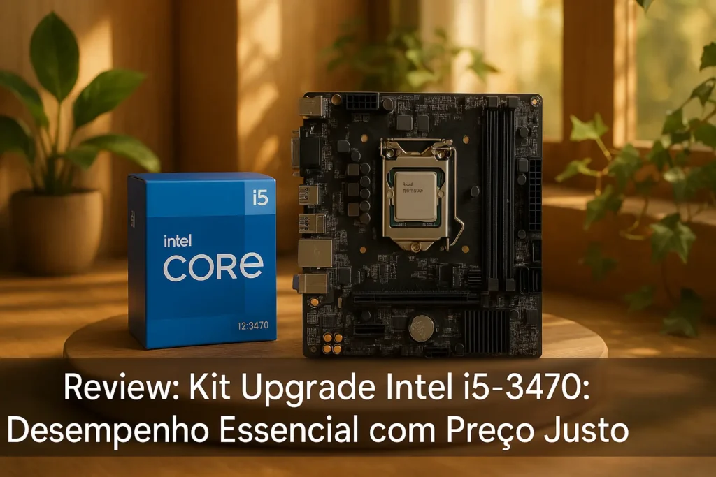 Kit Upgrade Intel i5-3470: Desempenho Essencial com Preço Justo