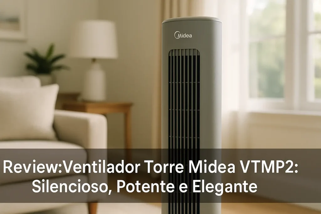 Ventilador Torre Midea VTMP2: Silencioso, Potente e Elegante