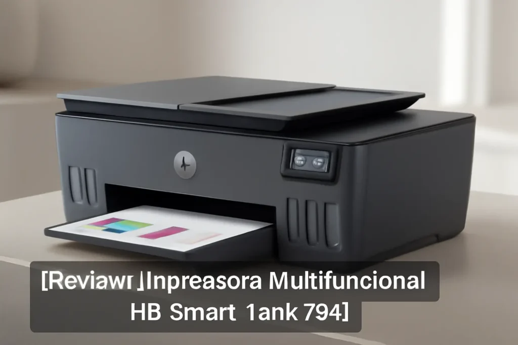 Impressora Multifuncional HP Smart Tank 794: Tanque de Tinta Colorida Wi-Fi