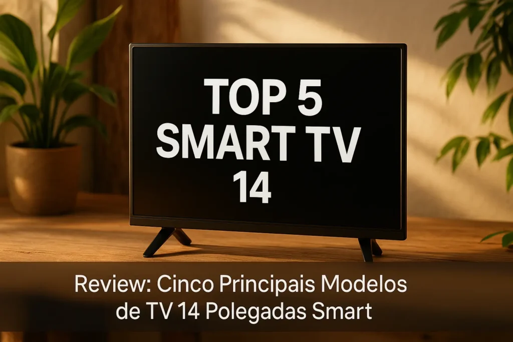 Cinco Principais Modelos de TV 14 polegadas smart