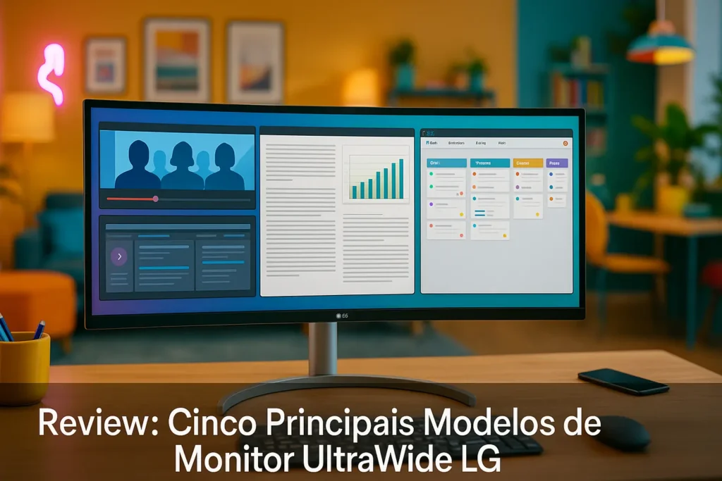 Cinco Principais Modelos de monitor ultra wide LG