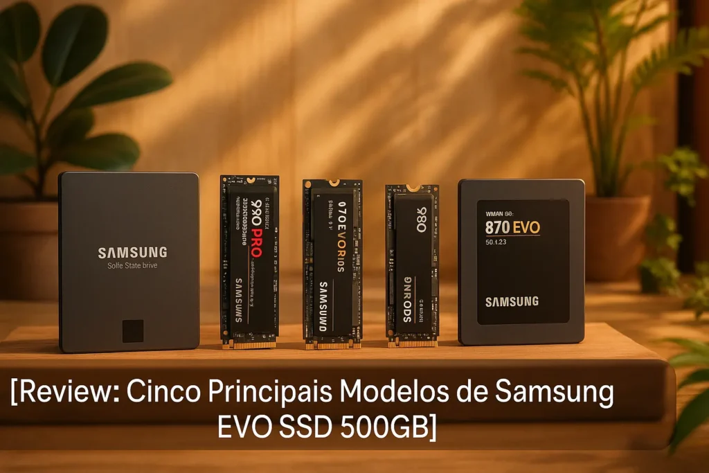 Cinco Principais Modelos de Samsung EVO SSD 500gb