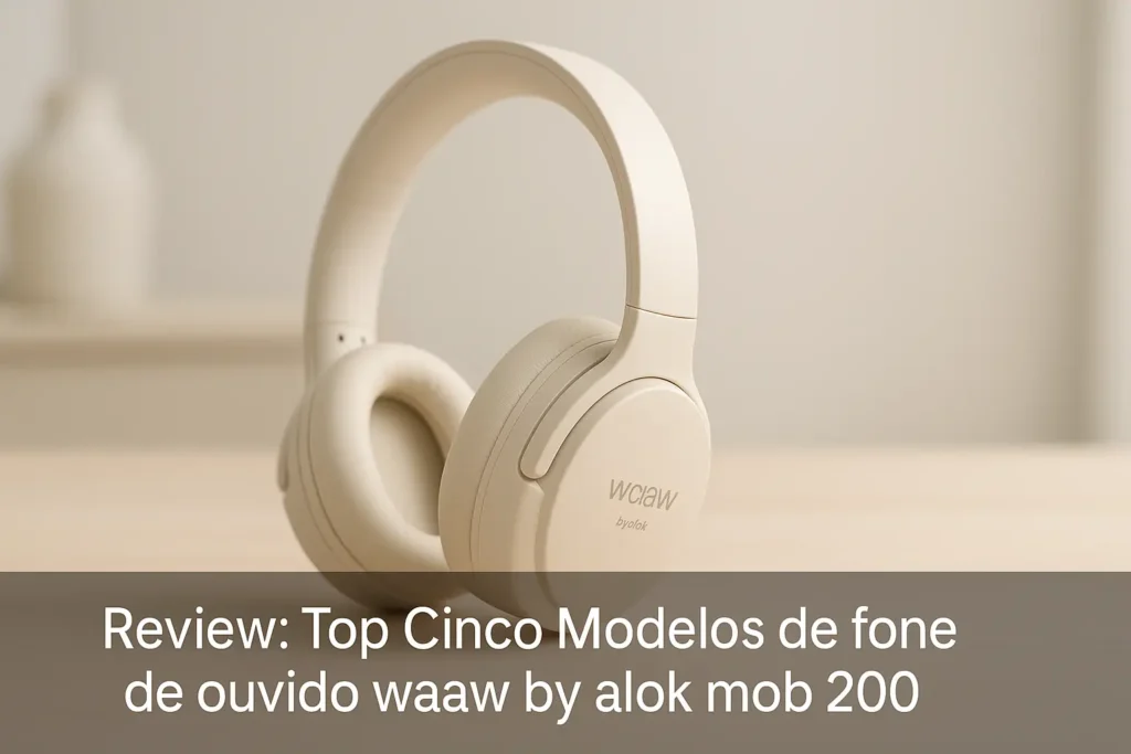 Top Cinco Modelos de fone de ouvido waaw by alok mob 200