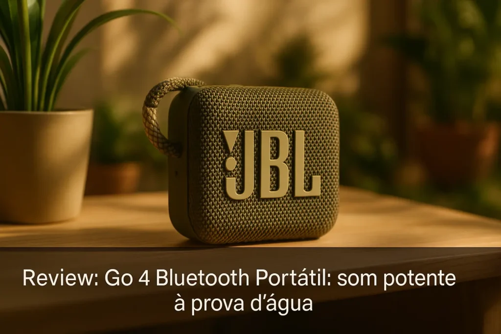Go 4 Bluetooth Portátil: som potente à prova d’água
