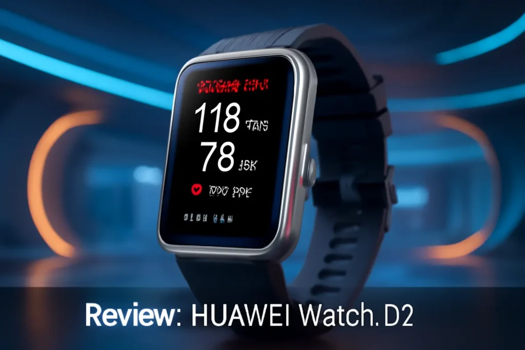 HUAWEI Watch D2: Monitoramento da Pressão Arterial e Design Leve e Fino
