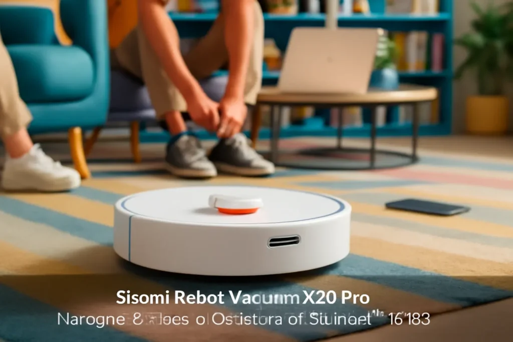 Xiaomi Robot Vacuum X20 Pro - Navegação Laser e Potência de Sucção