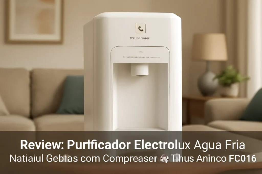 Purificador Electrolux Água Fria Natural Gelada com Compressor 1,7 Litros Branco PC01B 127V: Performance e Qualidade