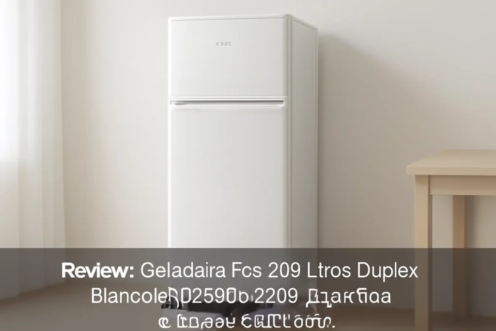 Geladeira Eos 230 Litros Duplex Branco ERV250DB 220V: Eficiência e Design Compacto