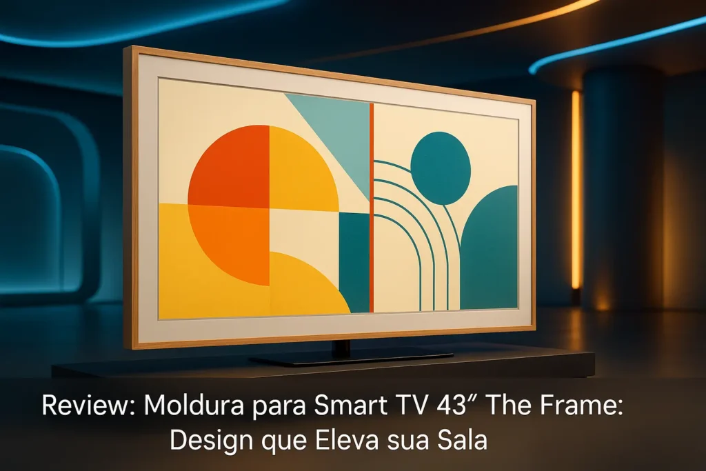 Moldura para Smart TV 43" The Frame: Design que Eleva sua Sala