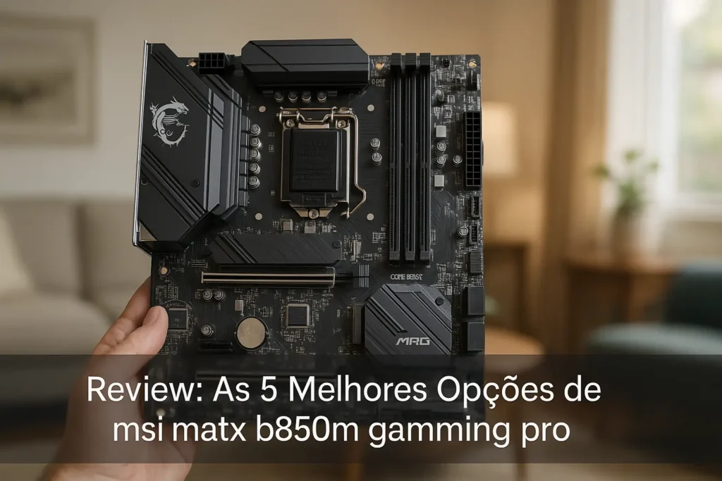 As 5 Melhores Opções de msi matx b850m gamming pro