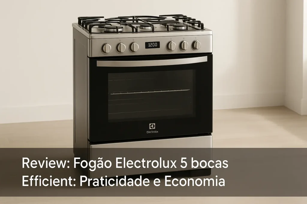 Fogão Electrolux 5 bocas Efficient: Praticidade e Economia