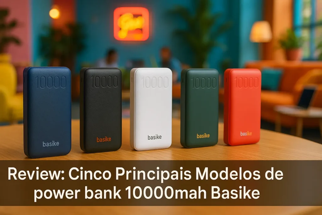 Cinco Principais Modelos de power bank 10000mah Basike