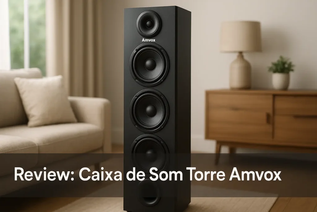 Top 5 caixa de som torre Amvox