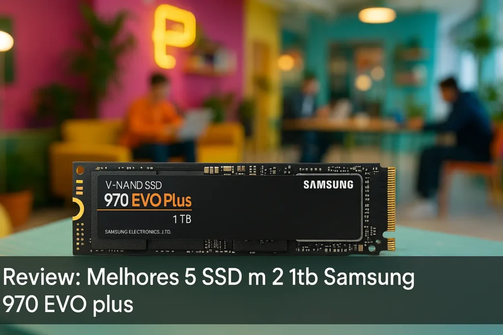 Melhores 5 SSD m 2 1tb Samsung 970 EVO plus