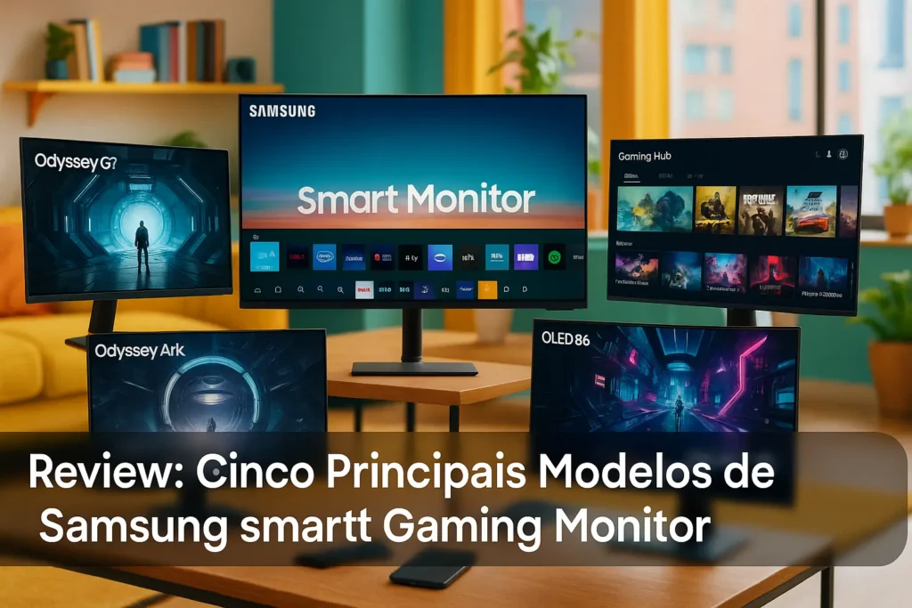Cinco Principais Modelos de Samsung smart gaming monitor