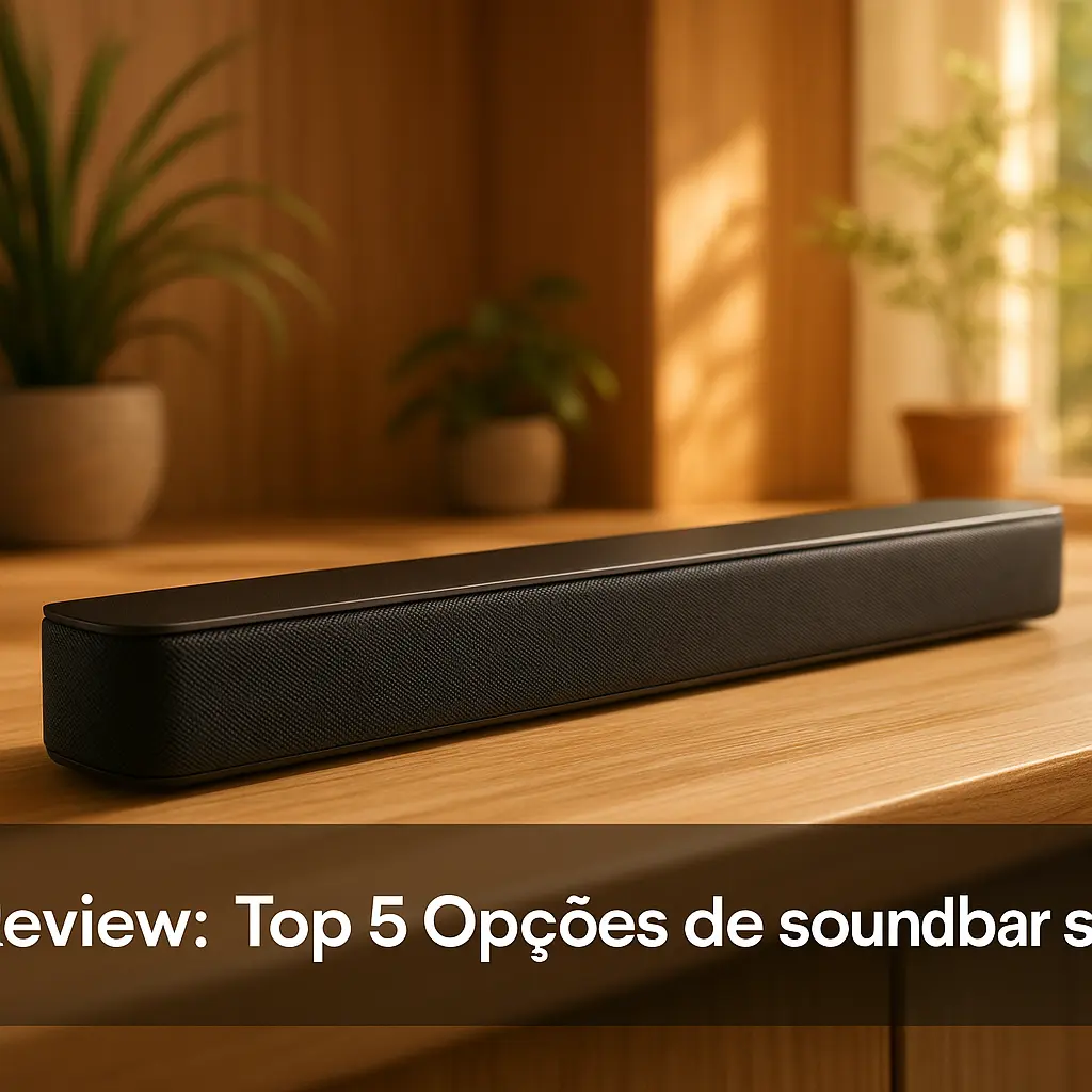 Top 5 Opções de soundbar slim